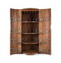 GINER Y COLOMER Mueble bar con 2 puertas en madera maciza de acacia